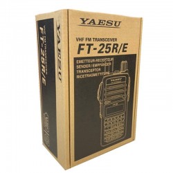 Yaesu Original FT-25 FT-25R 144 MHz VHF Mono Band FM Transceptor portátil