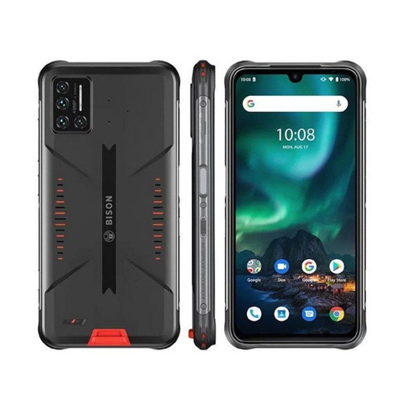 Smartphone UMIDIGI Bison 8GB/128GB FHD+ 6.3¨ con Certificaciones IP68 e IP69K Rojo/Anaranj