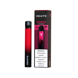 Vape Pod Descartable Ignite V8 Watermelon 2.6 ml hasta 800 Puffs con 5% de Nicotina