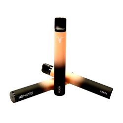 Vape Pod Descartable Ignite V8 Peach 2.6 ml hasta 800 Puffs con 5% de Nicotina