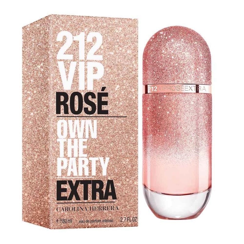 Perfume Carolina Herrera 212 VIP Rosé Extra EDP 80mL - Femenino