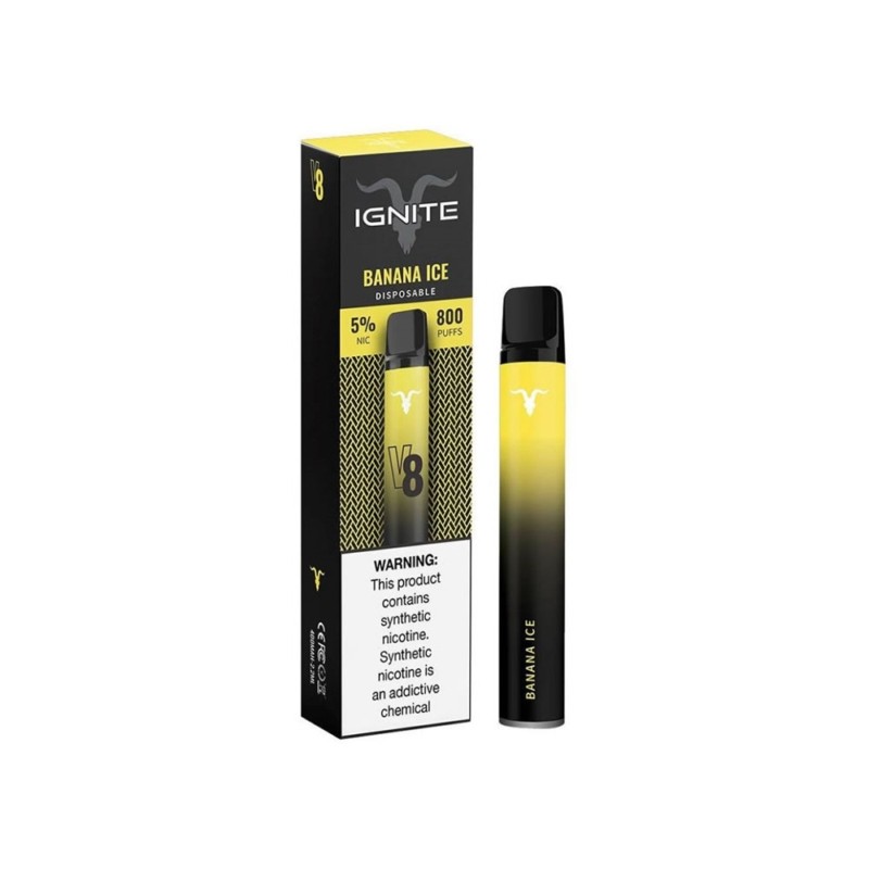 Vape Pod Descartable Ignite V8 Banana Ice