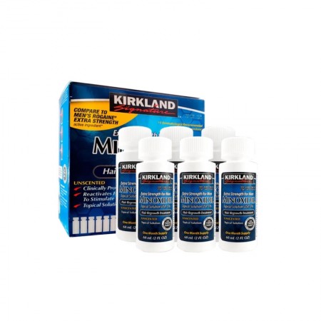 Tratamiento Anticaida Kirkland Minoxidil 60mL x 6 Unidades