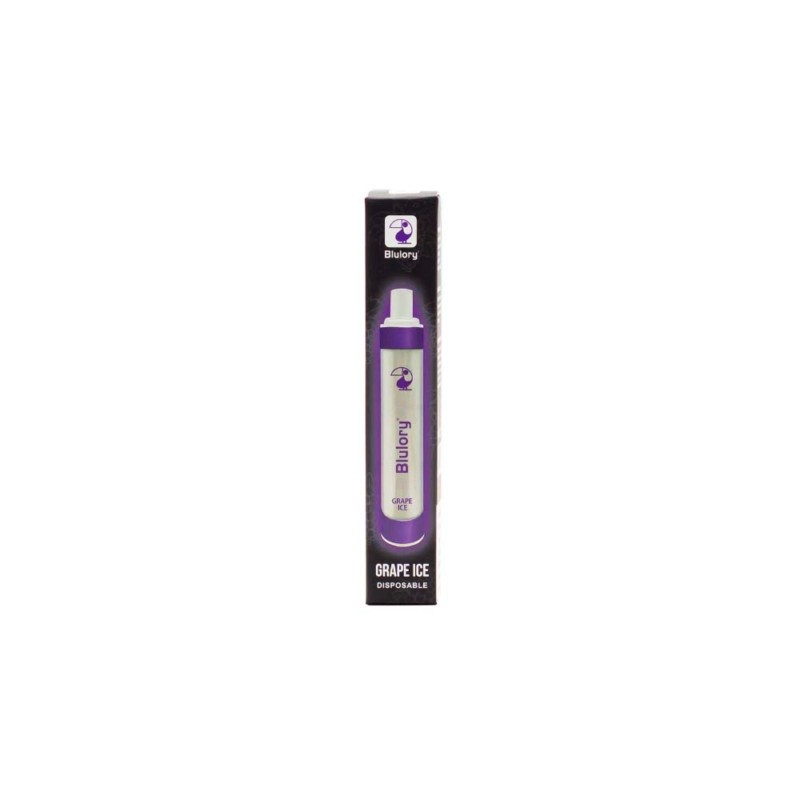 Pod Descartável Blulory 2500 Puffs, Salt Nic 5%, 6ml, 850mAh, LED - Grape Ice