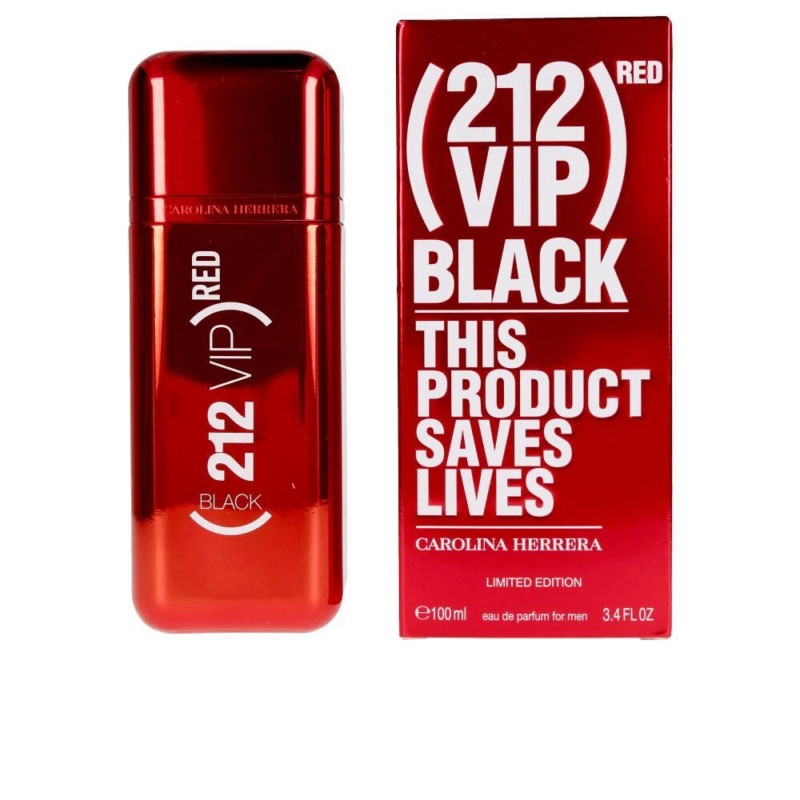 Perfume Carolina Herrera 212 VIP Black Red EDP 100mL - Masculino