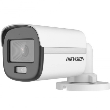 Cámara de Vigilancia Hikvision Bullet DS-2CE10DF0T-PFS Colorvu 2.8mm 1080p - Blanco/Negro