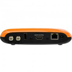 Receptor FTA Azamerica Champions Super GX Full HD IPTV Wifi - Naranja/Negro