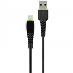 Cable USB-C Ecopower EP-6039 2A - Negro 1 Metro