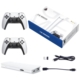 Consola Blulory M15 Pro Game Stick 4K Con 2 Controles - Blanco