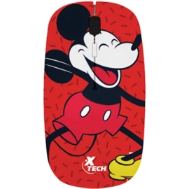 Mouse Inalámbrico Xtech XTM-D340MK Mickey Mouse - Rojo