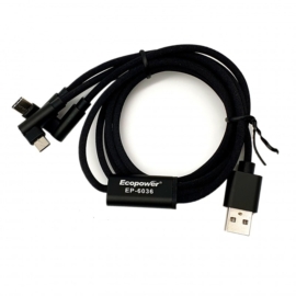 Cable USB-A a USB-C Ecopower EP-6036