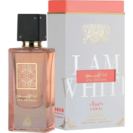 Perfume Lattafa Ana Abiyedh Coral EDP - Unisex 60mL