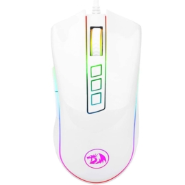 Mouse Gamer Redragon Cobra M711 RGB USB - Blanco