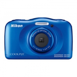 Nikon COOLPIX W100 Cámara digital de 13,2 MP 1080P con lente zoom 3x, WiFi, SnapBridg