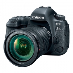 Cámara Canon EOS 6D Mark II DSLR con lente 24-105 mm f / 4L II