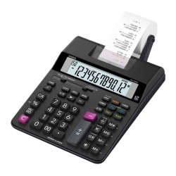 Casio HR-150RC - Calculadora (Escritorio, Calculadora de impresión, 12 dígitos, Batería, N