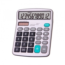 Calculadora de 12 dígitos Luo LU-629 - Plata