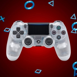Mando inalámbrico DualShock 4 para PlayStation 4 - Crystal